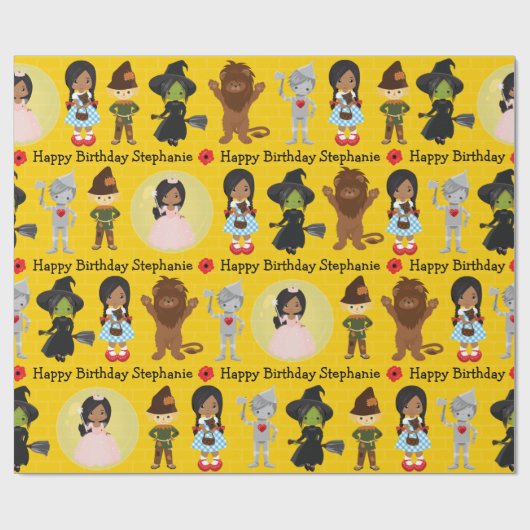 Multiculturele Dorothy of OZ Wrapping Paper Cadeaupapier (Vlak)