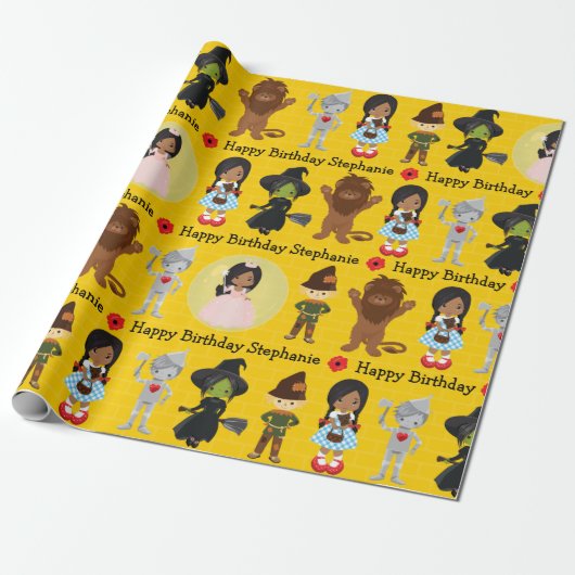 Multiculturele Dorothy of OZ Wrapping Paper Cadeaupapier (Uitgerold)