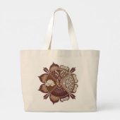 multiculturele eenheid-Canvas tas voor culturele f (Achterkant)