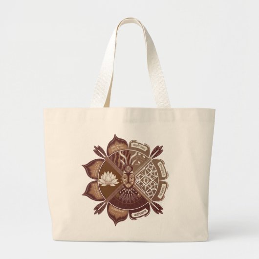 multiculturele eenheid-Canvas tas voor culturele f (Voorkant)