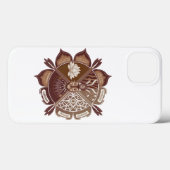 Multiculturele Eenheid iPhone case – Culturele Fus (Achterkant (horizontaal))