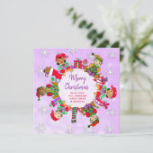 Multiculturele kleine duivelse films kaart (Staand voorkant)