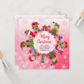 Multiculturele kleine duivelse films kaart (Voorkant / Achterkant in situ)