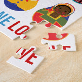 Multiculturele nestpoppen legpuzzel (Zijkant)