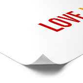 Multiculturele nestpoppen Love kent geen grenzen Poster (Hoek)