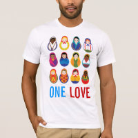 Multiculturele nestpoppen van één liefdeswereld