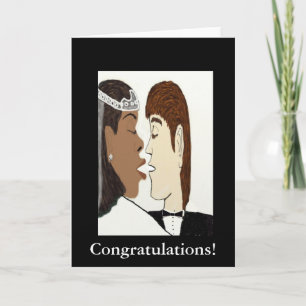 Multiculturele trouwkaart kaart