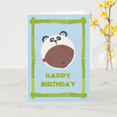 Multiculturele Verjaardag Kaart (Gele Bloem)