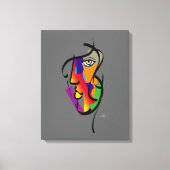 Multiculturele vrouw canvas afdruk (Voorkant)