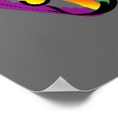 Multiculturele vrouw op grijs poster (Hoek)