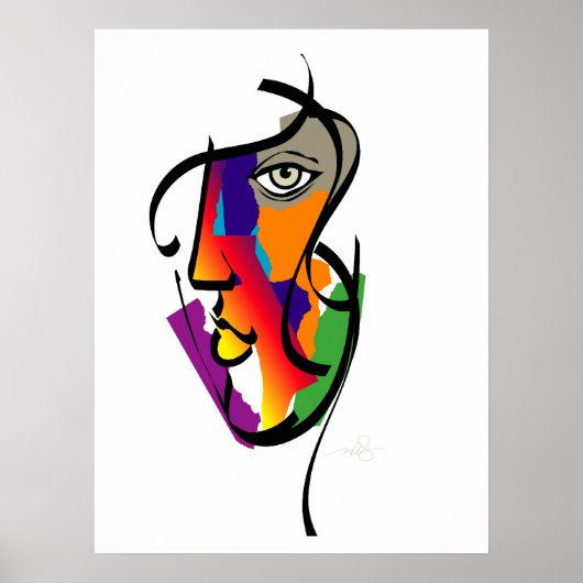 Multiculturele vrouw poster (Voorkant)