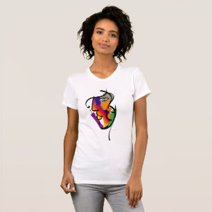 Multiculturele vrouw t-shirt