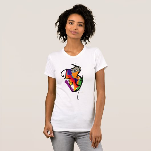 Multiculturele vrouw t-shirt (Voorkant volledig)