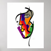 Multiculturele vrouwen afdrukken poster (Voorkant)