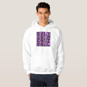 Multidimensionaal, over vele dimensies hoodie (Voorkant volledig)