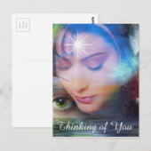 Multidimensionele werelden briefkaart (Voorkant / Achterkant)