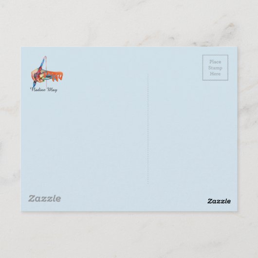 Multidimensionele werelden briefkaart (Achterkant)