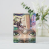 Multidimensionele werelden briefkaart (Staand voorkant)