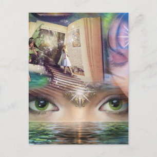 Multidimensionele werelden briefkaart