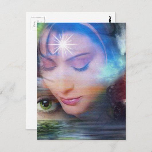 Multidimensionele werelden briefkaart (Voorkant / Achterkant)