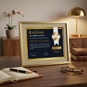 Multidoel Prestatie- en Erkenningscertificaat Poster