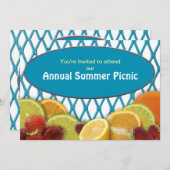 MULTIDOELINVITATIE - PICIËNTEN/LEVENSMIDDELENPARTI KAART (Voorkant / Achterkant)