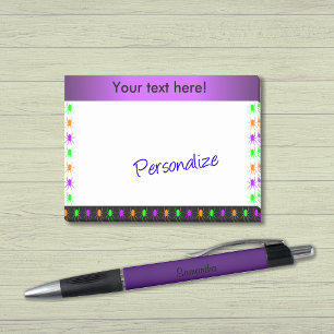 Multifel gepersonaliseerde spinnen post-it® notes