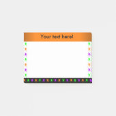 Multifel oranje spinnen post-it® notes (Voorkant)