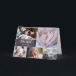 Multifoto familiefoto collage Mis je Kaart<br><div class="desc">Stuur ze een speciale kaart om ze te laten weten dat je aan ze denkt met deze familiefoto collage. Personaliseer met je familienaam en meerdere foto's. Stuur een boodschap van liefde en zorgzaamheid. Een mooie herinnering voor familiereünies.Stuur het met de feestdagen, stuur het gewoon omdat. Blijf verbonden met familie en...</div>