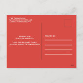 Multifoto Kerstmis 2 Foto Whimsical Funny Feestdagenkaart (Achterkant)