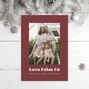 Multifoto Liefs van ons Familie Foto Feestdagenkaart