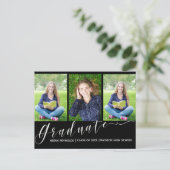 Multifoto | Manuscript | Aankondiging Afstuderen (Staand voorkant)