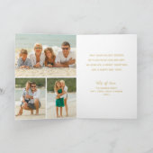 Multifoto Tropical Folded Kerstfeestkaart Kaart (Binnen)