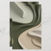 Multifunctioneel briefpapier in stijlvolle grafisc (Voorkant / Achterkant)