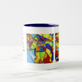 Multifunctioneel Drink vaartuig Tweekleurige Koffiemok (Center)