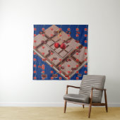 Multifunctioneel koelmiddel & kersen met Royal Blu Wandkleed (In situ)