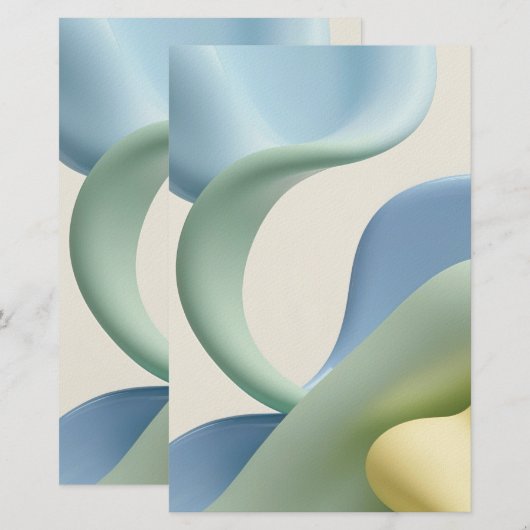 Multifunctioneel papier met stijlvolle grafische a (Voorkant / Achterkant)