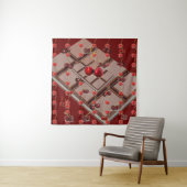 Multifunctionele 'Cherries & Chocolate' met Dark R Wandkleed (In situ)