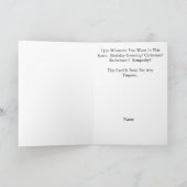 Multifunctionele Fireman Wenskaart Kaart (Binnen)