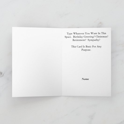 Multifunctionele Fireman Wenskaart Kaart (Binnen)