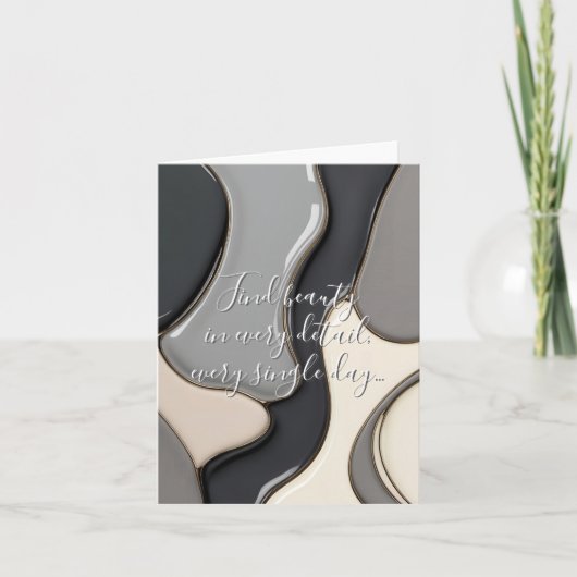 Multifunctionele gevouwen kaart in stijlvolle afbe (Voorkant)