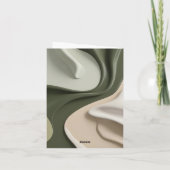 Multifunctionele gevouwen kaart in stijlvolle afbe (Achterkant)