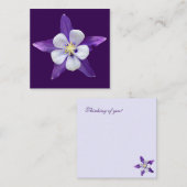 Multifunctionele kleine vierkante kaartjes informatiekaartje (Voorkant / Achterkant)