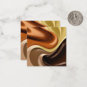 Multifunctionele notitiekaart in stijlvol grafisch notitiekaartje (Voorkant / Achterkant in situ)