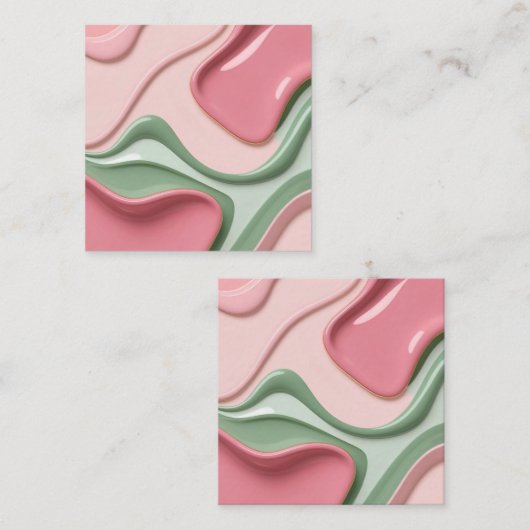 Multifunctionele notitiekaart in stijlvol grafisch notitiekaartje (Voorkant / Achterkant)