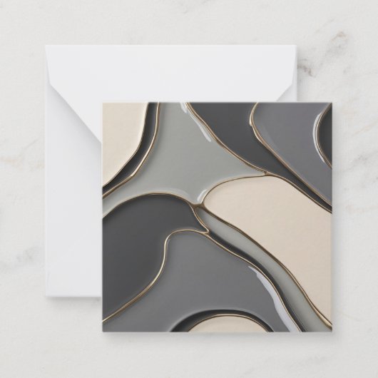 Multifunctionele notitiekaart in stijlvolle afbeel notitiekaartje (Voorkant)