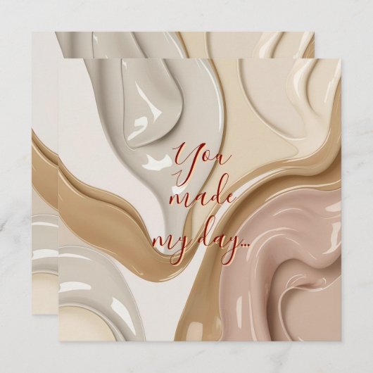 Multifunctionele platte kaart in stijlvolle grafis (Voorkant / Achterkant)