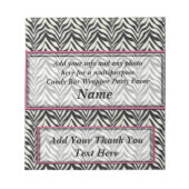 Multifunctionele Snoep Bar Wrapper Party Favors Notitieblok (Voorkant)