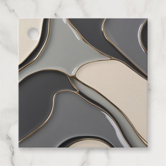 Multifunctionele voorkeurslabels in stijlvolle afb bedankjes labels (Voorkant)