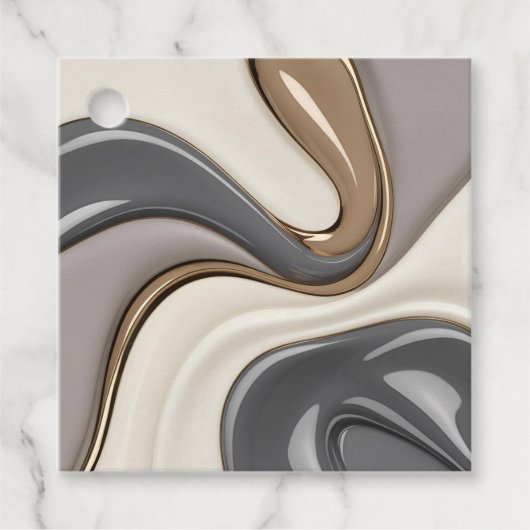 Multifunctionele voorkeurslabels in stijlvolle afb bedankjes labels (Voorkant)